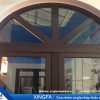cửa sổ nhôm xingfa uốn vòm