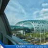 vách dựng nhôm xingfa uốn vòm