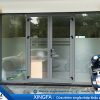 Cửa đi nhôm xingfa mầu ghi
