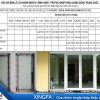 Báo giá cửa đi nhôm xingfa