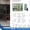 Cửa nhôm xingfa xếp trượt hệ 63